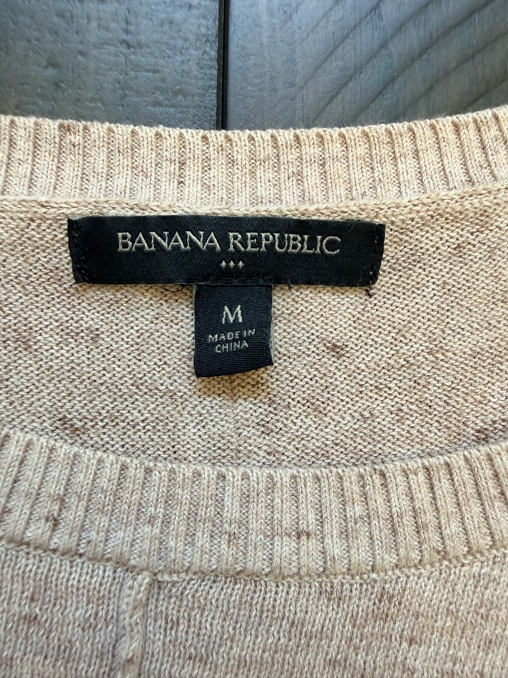 Banana Republic Beige Crewneck Sweater - Picture 3 of 6